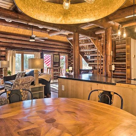 Classic Colorado Log Home With Mountain Views! Florissant Εξωτερικό φωτογραφία