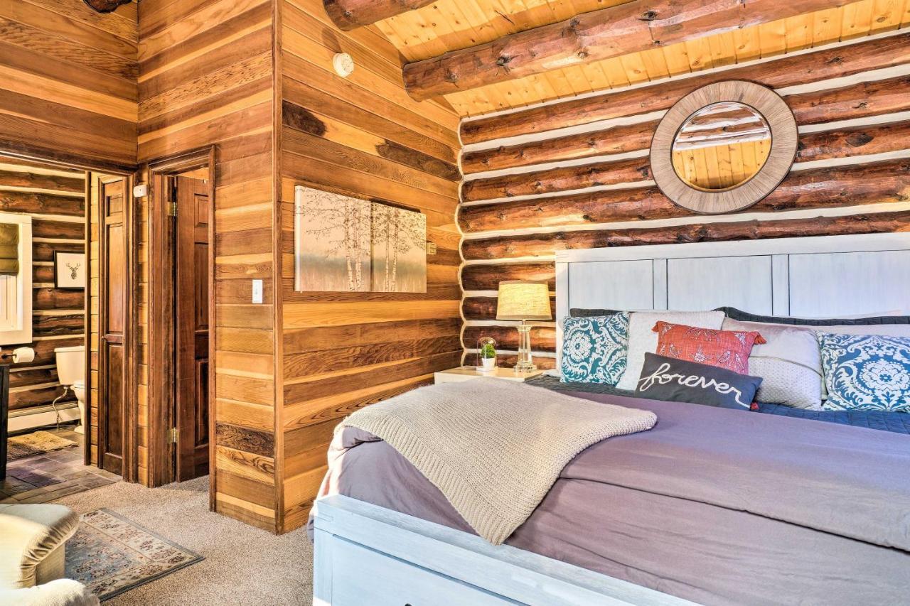 Classic Colorado Log Home With Mountain Views! Florissant Εξωτερικό φωτογραφία