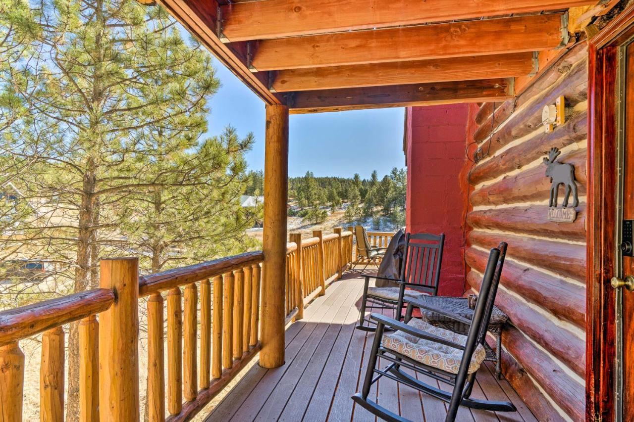 Classic Colorado Log Home With Mountain Views! Florissant Εξωτερικό φωτογραφία
