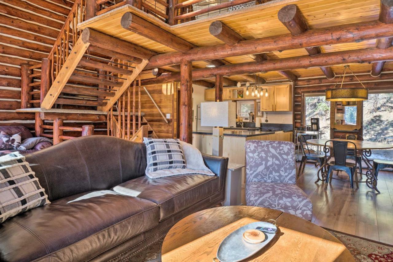 Classic Colorado Log Home With Mountain Views! Florissant Εξωτερικό φωτογραφία