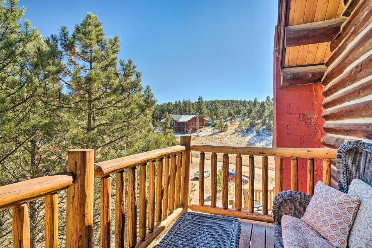 Classic Colorado Log Home With Mountain Views! Florissant Εξωτερικό φωτογραφία